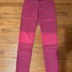 Hudson Jeans Women's Pink Skinny Jeans